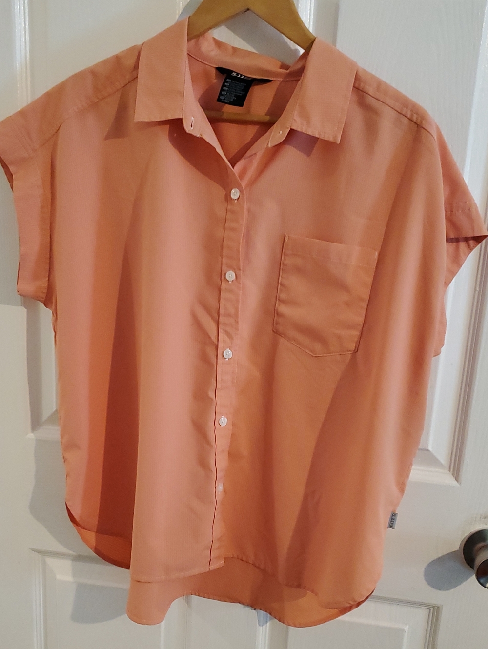 5.11 Tactical Peach Short-Sleeve Button-Down Shirt